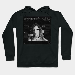 Graphic Design (Anatomy of Beauty) black and white Hoodie